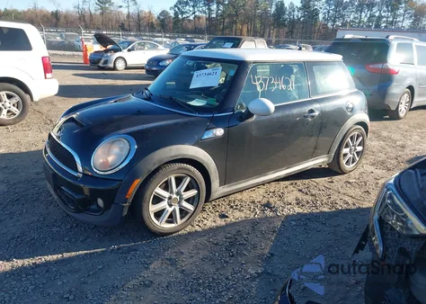 2011 Mini Cooper S из США, поврежденный, VIN WMWSV3C58BTY13779